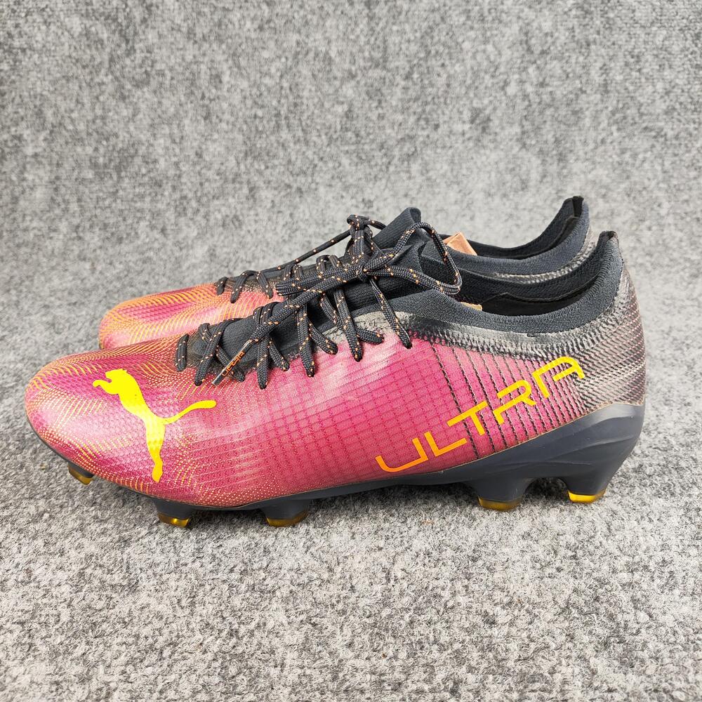Puma Ultra Soccer Cleats Shoes Mens Size 11.5 Pink Firm Ground FG 106698-03